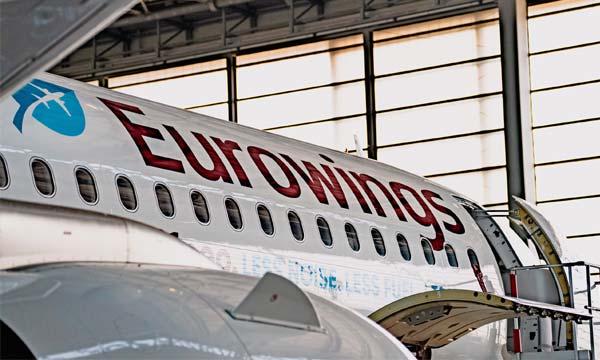 Lufthansa Technik se voit confier la maintenance en base de la flotte d'Eurowings