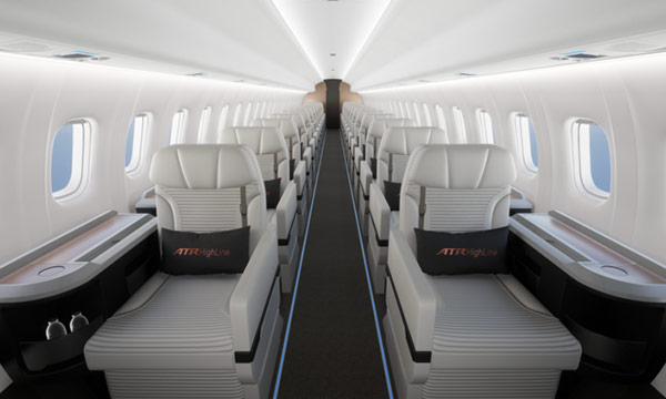 ATR dvoile sa cabine 100% classe affaires et annonce un premier client