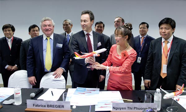 Salon de Singapour : VietJetAir finalise sa commande dAirbus A320