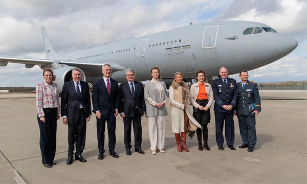 La flotte d'Airbus A330 MRTT de l'OTAN officiellement oprationnelle, un dixime avion attendu en 2026